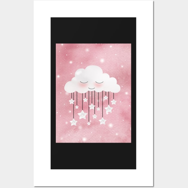 Pink Cloud Wall Art by gusstvaraonica